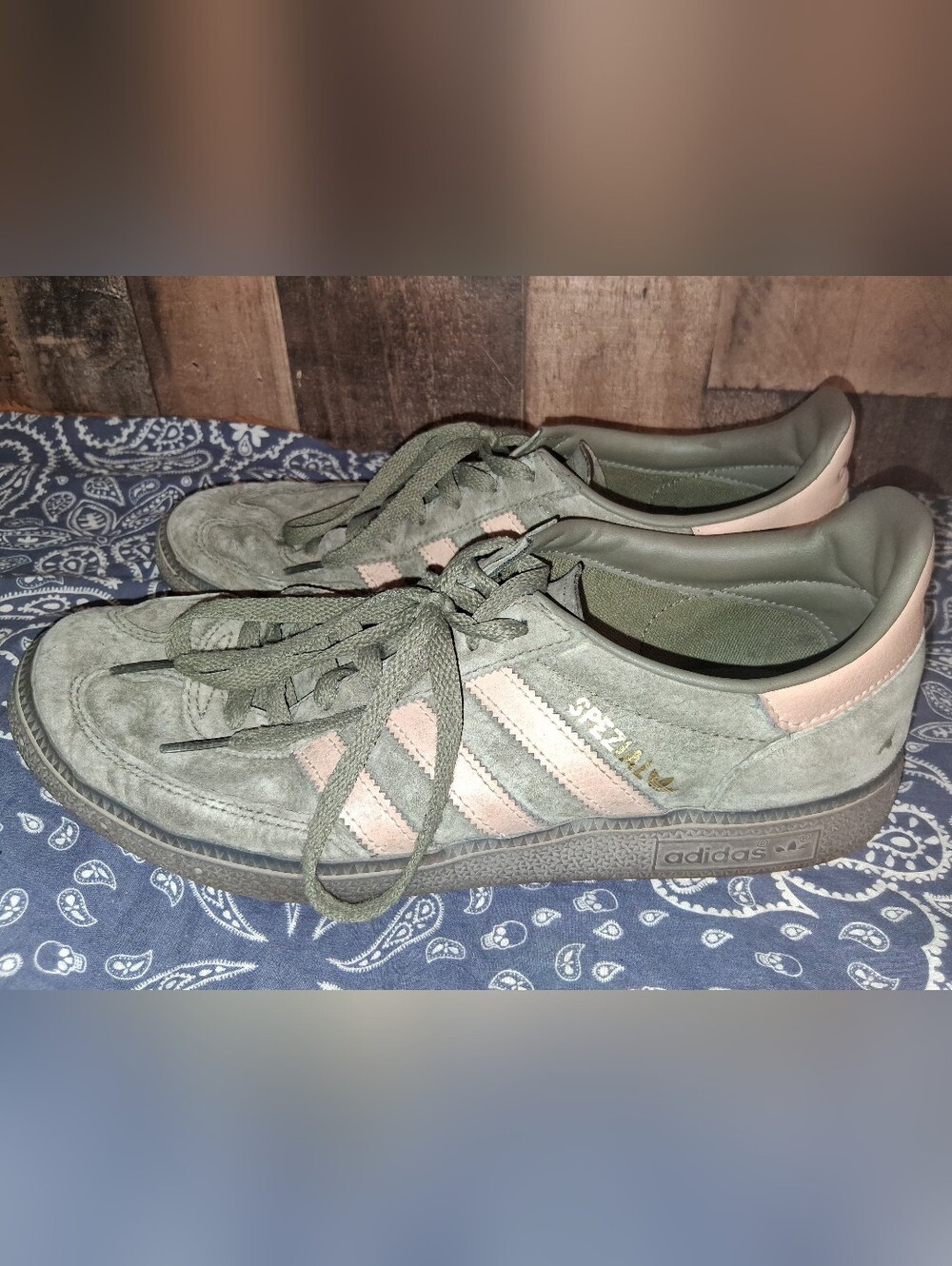 Adidas Handball Spezial Green Gum Sole US Mens 9.5